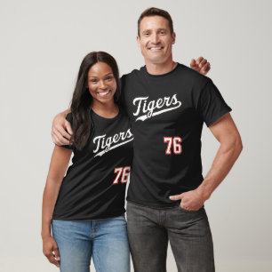 T-shirt Tigers Classiques Baseball 76 (noir)