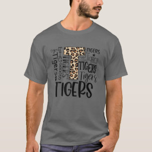 T-shirt Tigers École Ventilateur Sport Équipe Esprit Masco