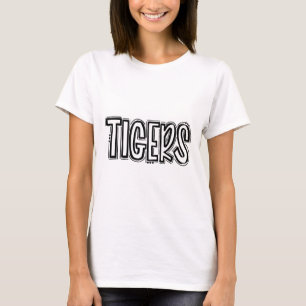 T-shirt Tigers Swash Esprit Scolaire Orange Pied Noir Spo