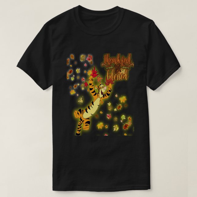 T-shirt tigger reconnaissant (Design devant)