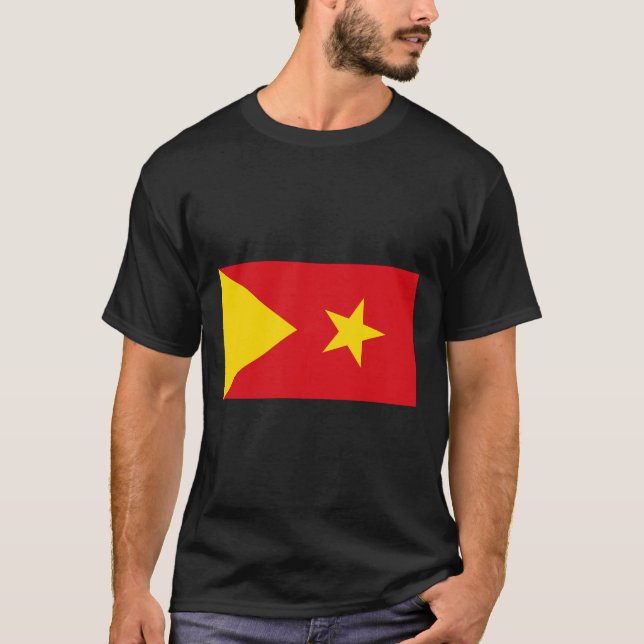T-shirt Tigray dans mon coeur Tigray dans moi Tigray Drape (Devant)