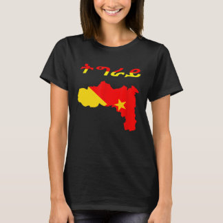 T-shirt Tigray Région C'Est Dans Mon Adn Carte Tigray En M