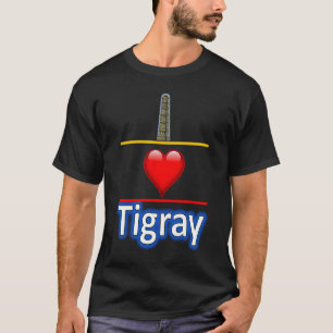 T-shirt Tigray vêtements traditionnels éthiopiens habesha
