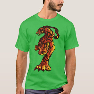 T-shirt Tigre à capuchon