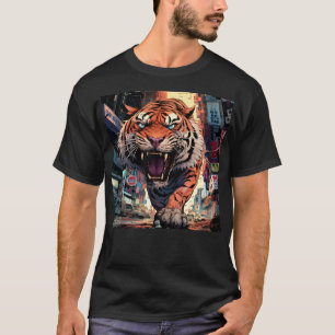 T-shirt Tigre à ressort