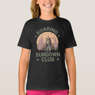 T-shirt Tigre à Sabre Rétro Club de la Forêt au Coucher du