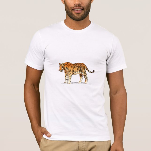 T-shirt Tigre adulte (Devant)