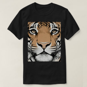 T-shirt Tigre au regard fixe, Tigre