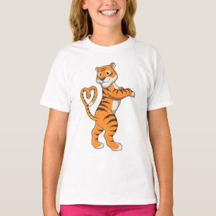 T-shirt Tigre avec coeur
