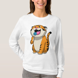 T-shirt Tigre avec Lollipop