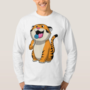 T-shirt Tigre avec Lollipop