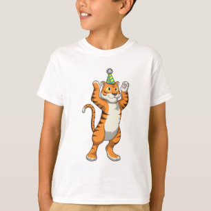 T-shirt Tigre avec parti casquette