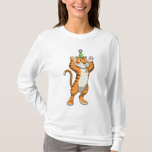 T-shirt Tigre avec parti casquette
