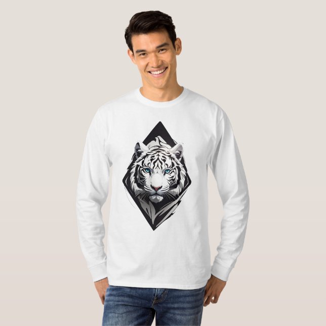 T-shirt Tigre blanc (Devant entier)