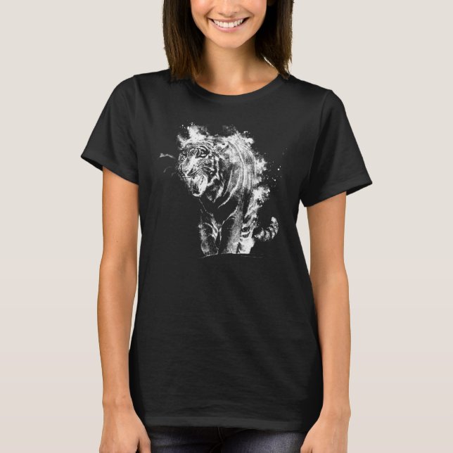 T-shirt Tigre blanc (Devant)