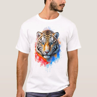 T-shirt Tigre blanc