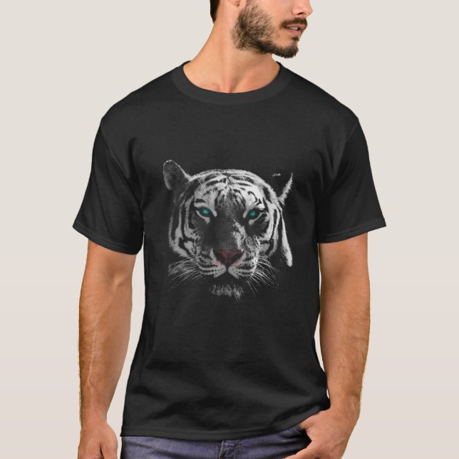 T-shirt Tigre blanc (Devant)