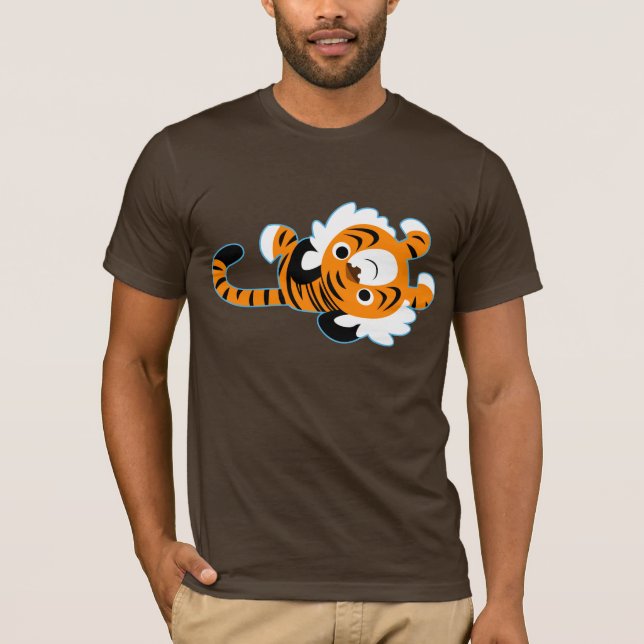 T-shirt Tigre Carton Facile (Devant)