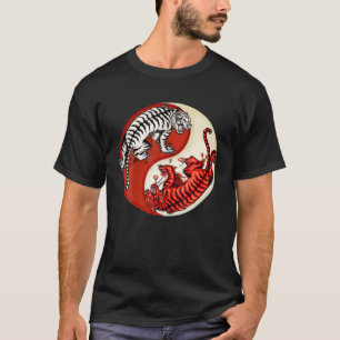 T-shirt Tigre Chinois Zodiaque Ying Yang L'Année Du Tig
