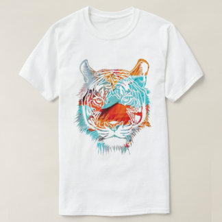 T-shirt Tigre coloré