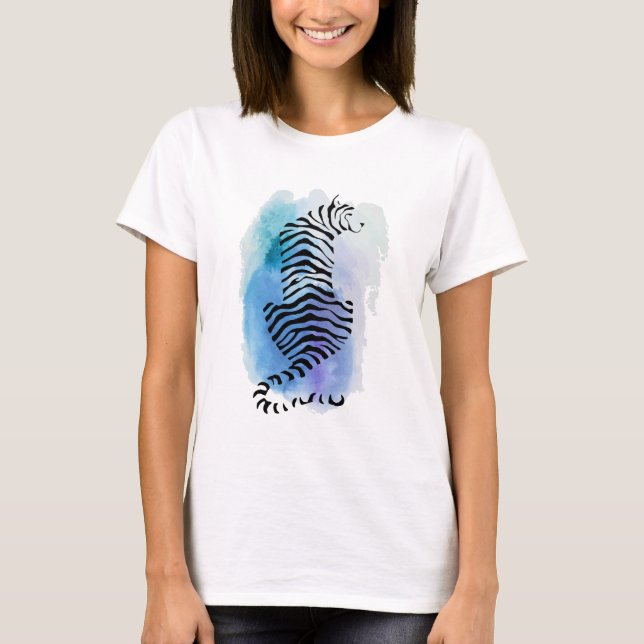 T-shirt Tigre coloré (Devant)