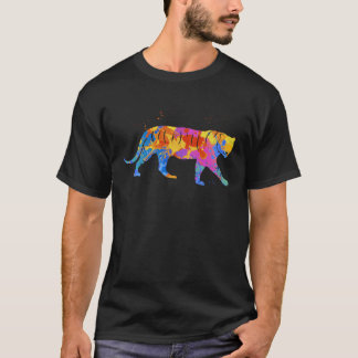 T-shirt Tigre coloré Graphic Kids Boys Tiger Designs