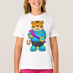 T-shirt Tigre comme mécanique avec clé