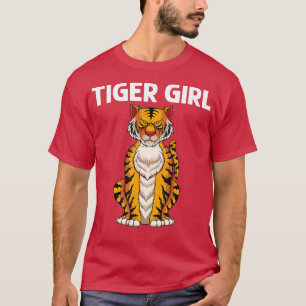 T-shirt Tigre cool Pour Filles Enfants Bengale Tigre Tigre