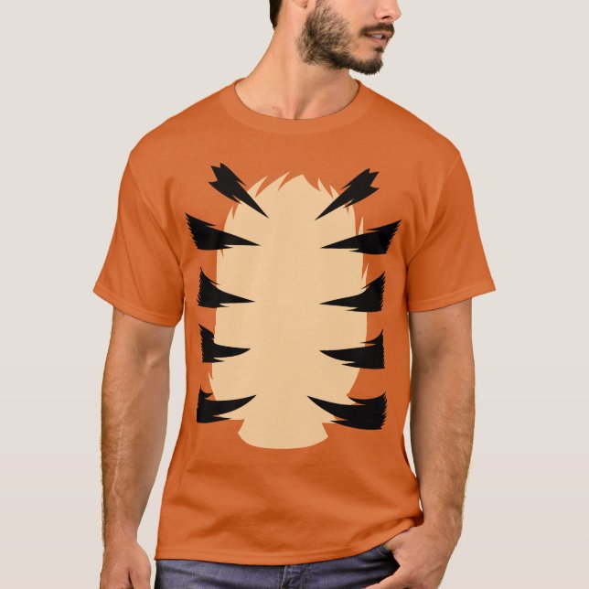 T-shirt Tigre Costume Tiger (Devant)