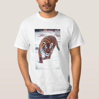 T-SHIRT TIGRE DANS LA NEIGE