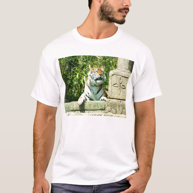 T-shirt Tigre dans le temple (Devant)