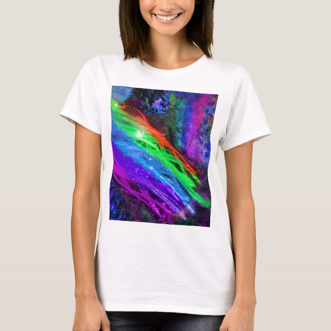 T-shirt Tigre dans l'espace (Devant)