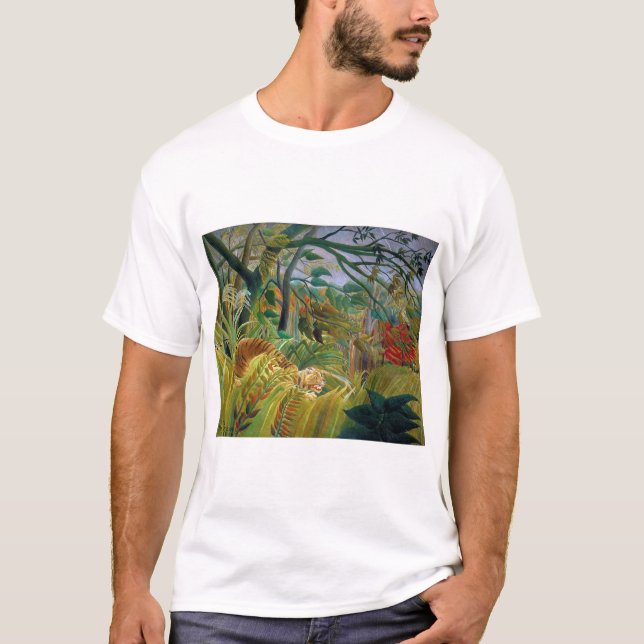 T-shirt Tigre dans une tempête tropicale, Rousseau (Devant)