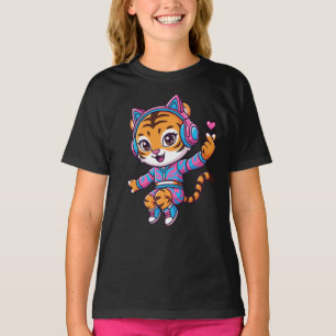 T-shirt Tigre dansant K-pop