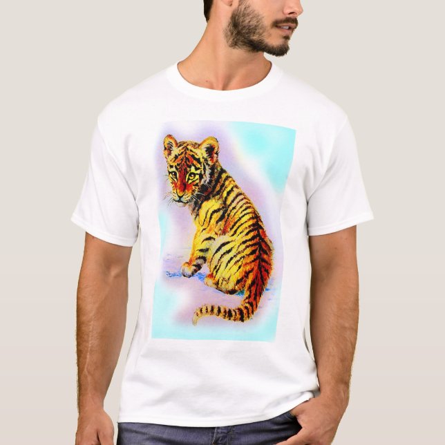 T-SHIRT TIGRE DE BÉBÉ (Devant)
