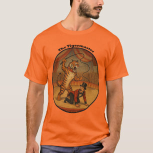 T-shirt Tigre de cirque vintage enchaînant son Ringmaster