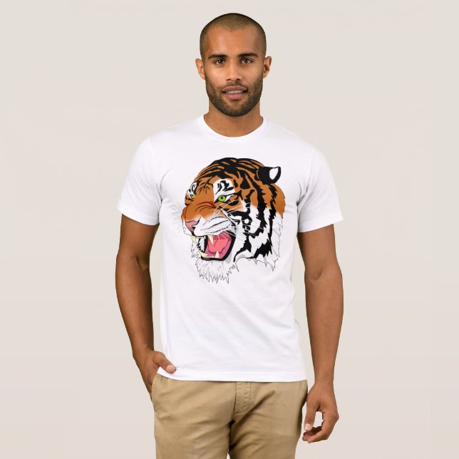 T-shirt Tigre de croissance (Devant entier)