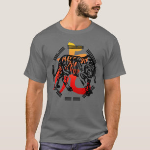 T-shirt Tigre de Kung Fu et chemise de symbole