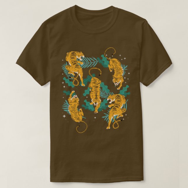 T-shirt Tigre de la nature (Design devant)