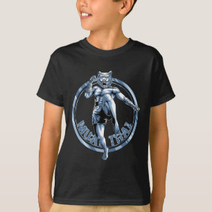 T-shirt Tigre de Muay Thai - Nak Muay, Cadeau de Kickboxin