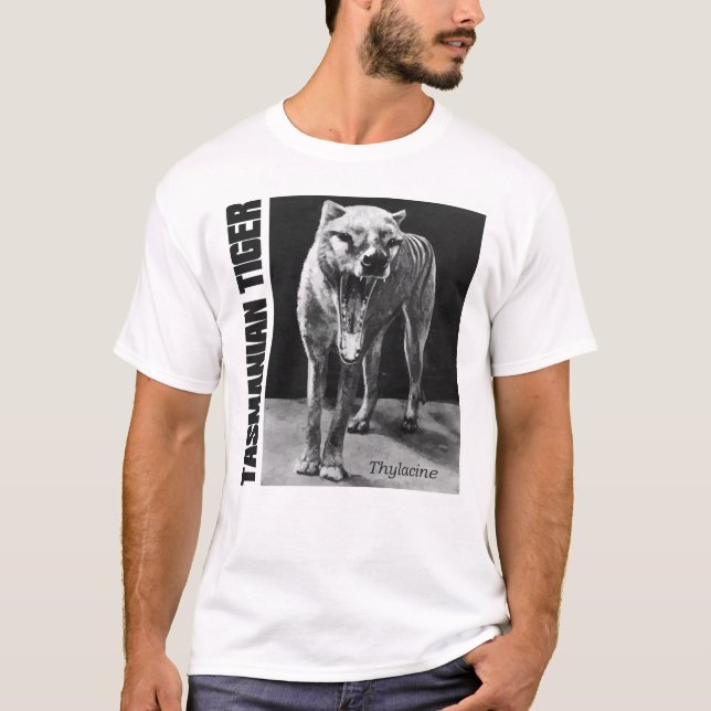 T-shirt Tigre de Tasmanie (Devant)