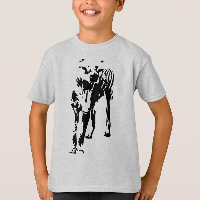 T-shirt Tigre de Tasmanie (Thylacine) (Devant)