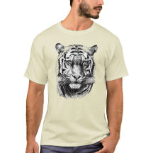 TIGRE DESSINÉ À LA MAIN