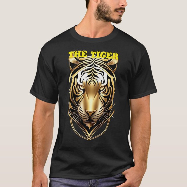 T-shirt Tigre d'or (Devant)
