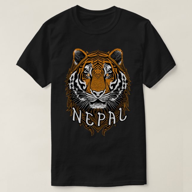 T-shirt Tigre du Népal (Design devant)