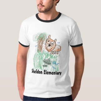 T-shirt Tigre élémentaire d'enfant de Sheldon