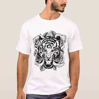 T-shirt Tigre en colère