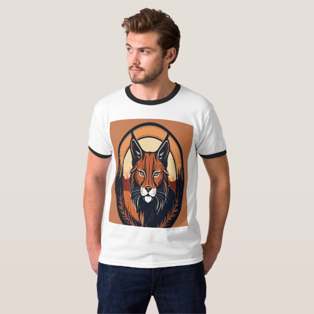 T-shirt Tigre en colère (Devant entier)