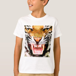 T-shirt Tigre en colère - Yeux de Tigre