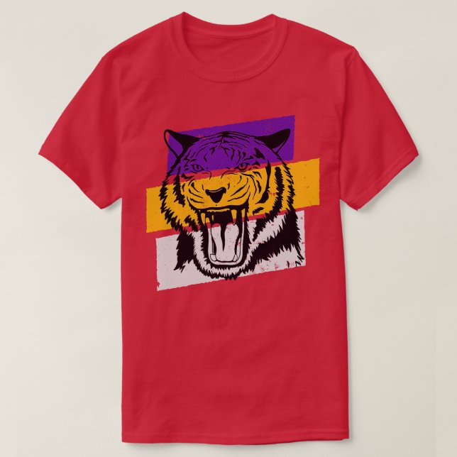 T-shirt Tigre en détresse (Design devant)